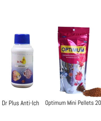 Dr Plus Anti Ich 100g + Optimum Mini Pellet 200g Combo